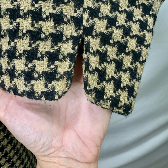 Brownstone Studio Vintage Petites Black and Tan Houndstooth Jacket Size PXL - Picture 6 of 8
